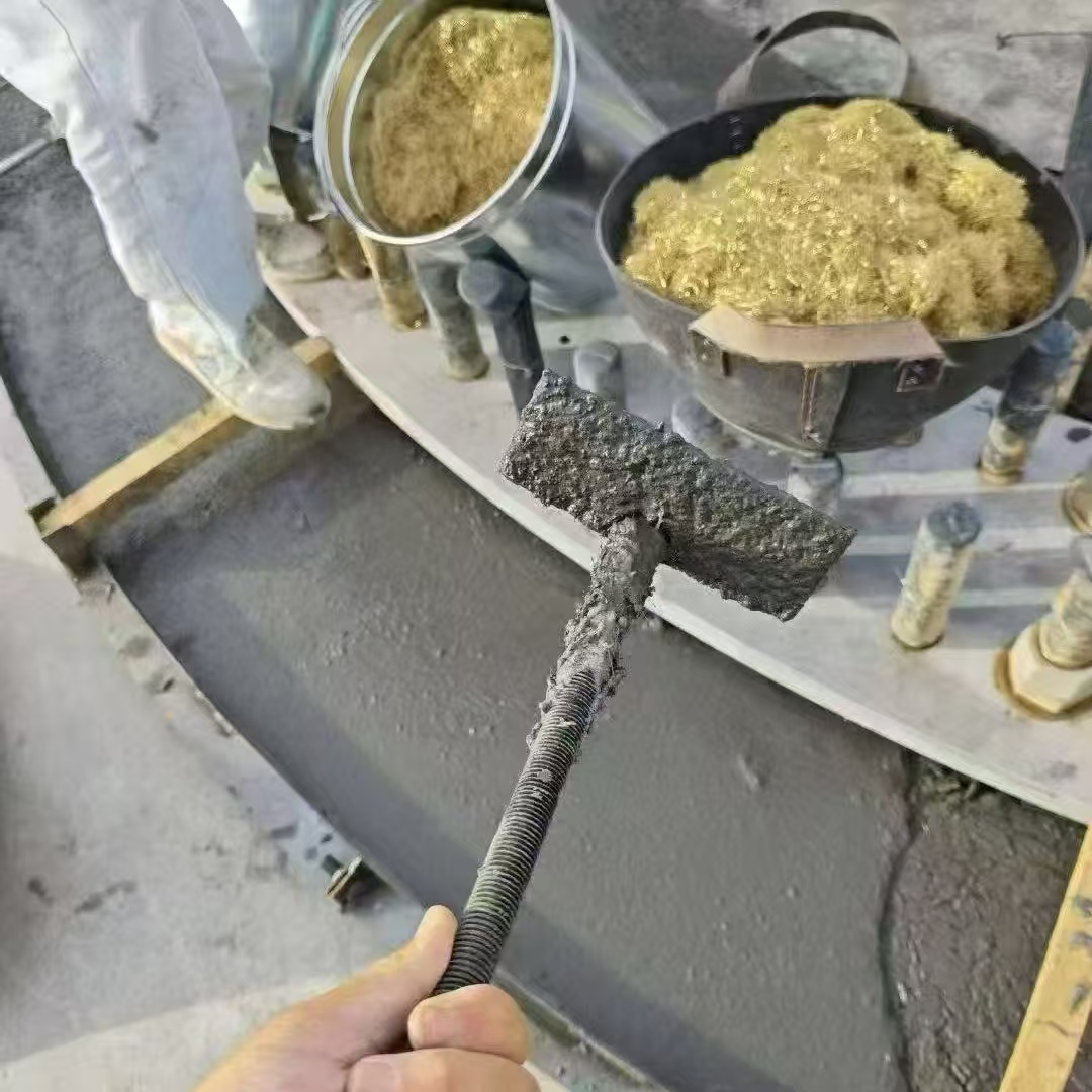 德格C120钢纤维高强无收灌浆料 轧机压缩机汽轮机发电机锻压设备底座灌浆材料